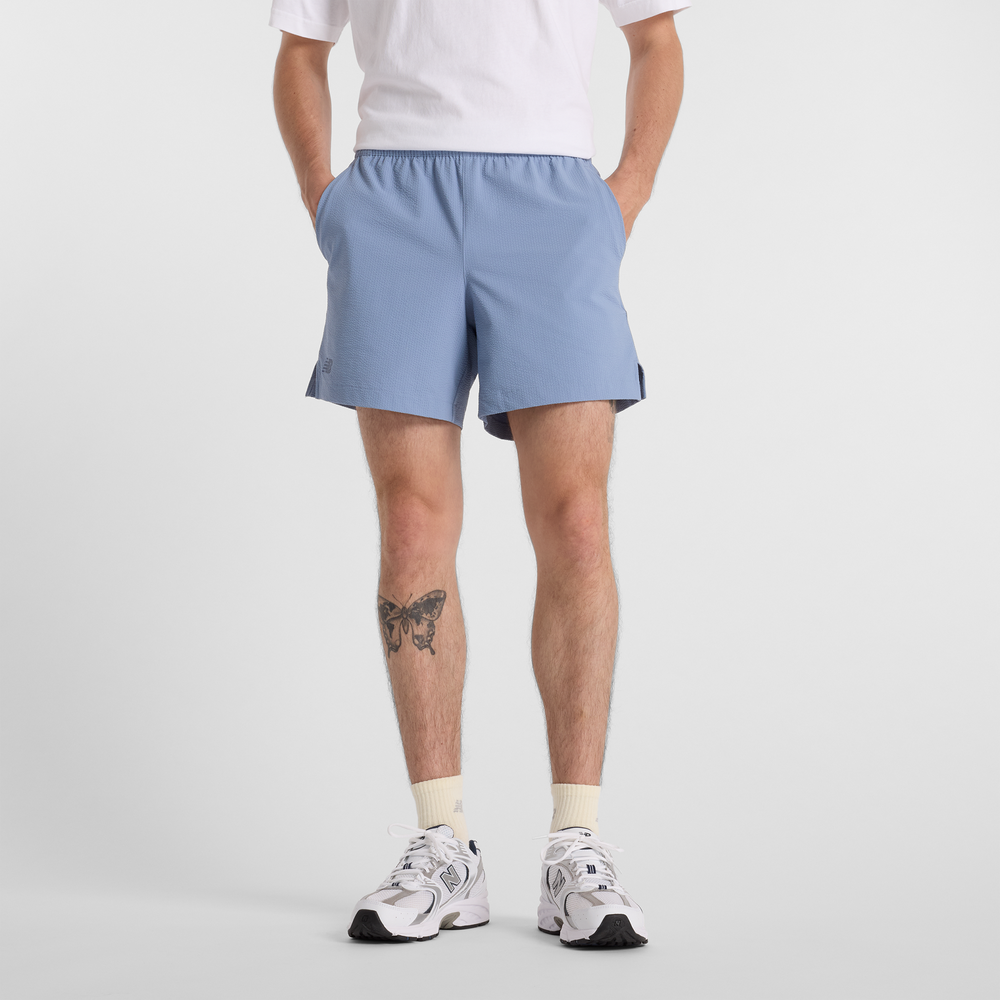 Pánske šortky New Balance MS51402DUS – modré