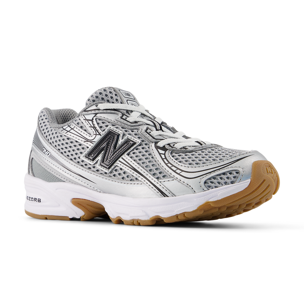 Detské topánky New Balance PZ740GB – sivé