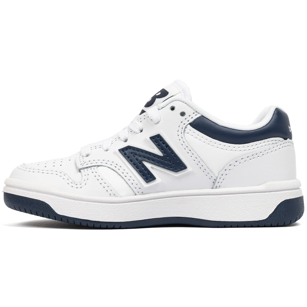 Detské topánky New Balance PSB480WN – biele