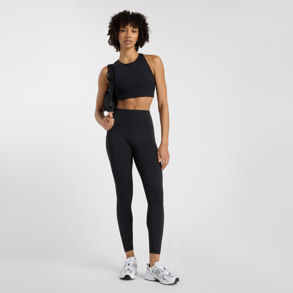 Dámske legíny New Balance WP51268BK – čierné