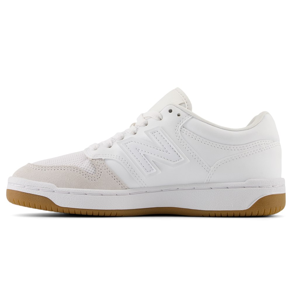 Detské topánky New Balance GSB480FR – biele