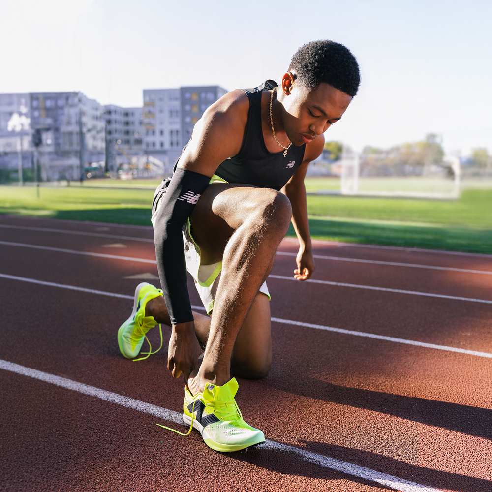 Atletické špice New Balance FuelCell SuperComp MD-X v3 UMDELRSU - zelené