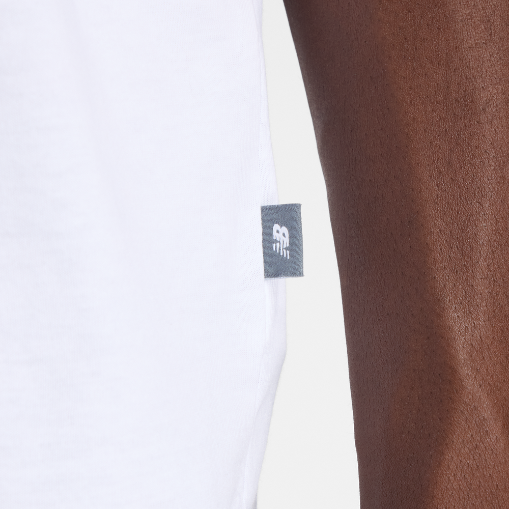 Pánske tričko New Balance MT61L3FMWT – biele