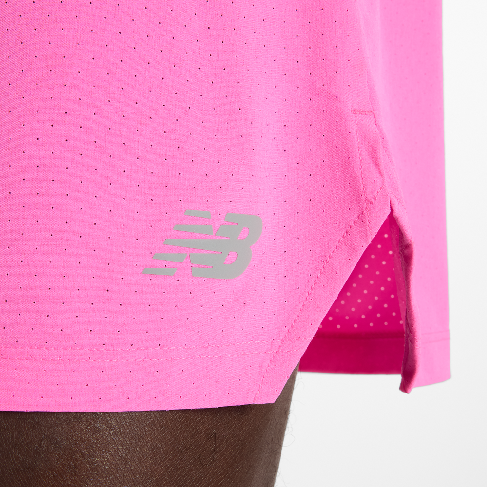 Pánske šortky New Balance MS41286AAB – ružové