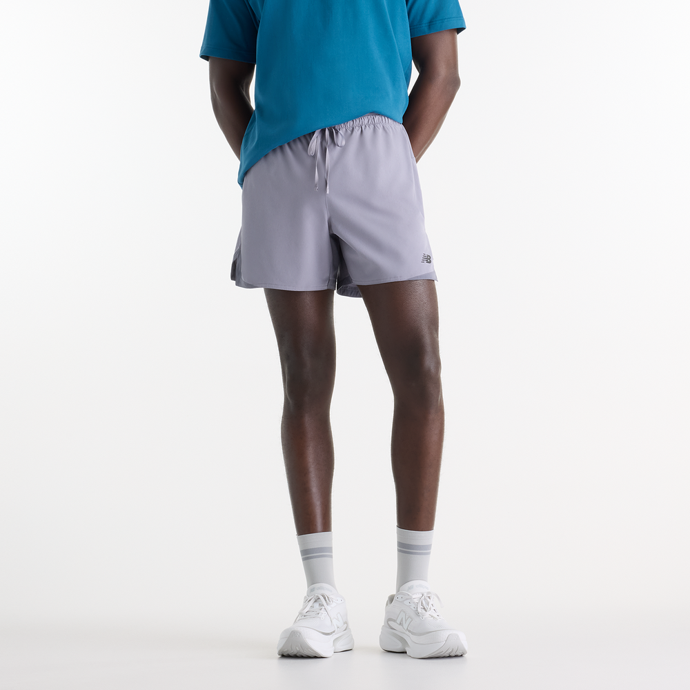 Pánske šortky New Balance MB6180TAOFG – sivé