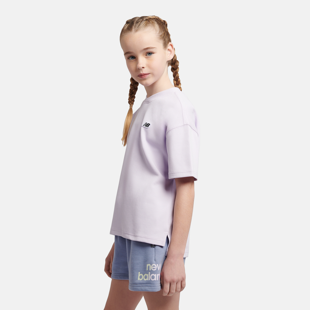 Detské tričko New Balance LAKG0135RIG – fialové