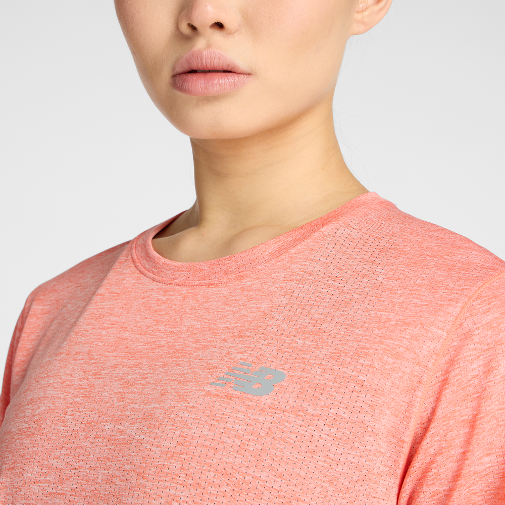 Dámske tričko New Balance WT41253FLE – oranžová