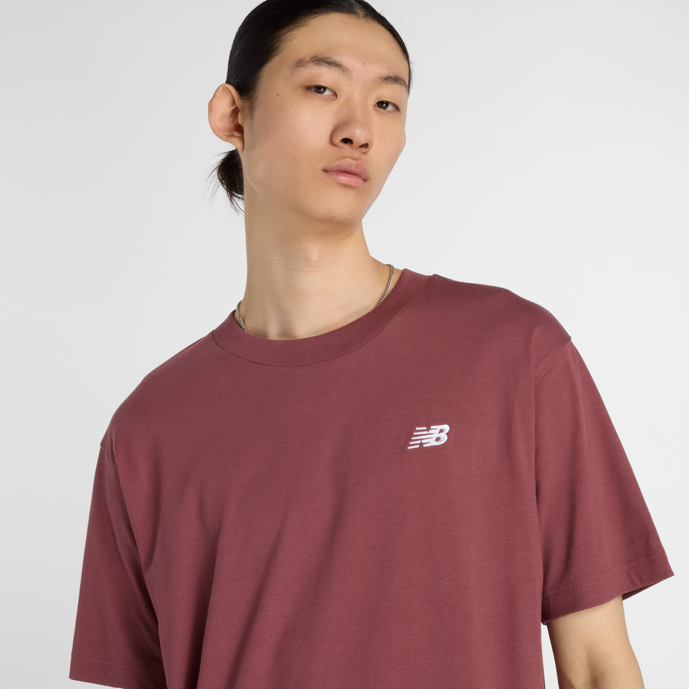 Pánske tričko New Balance MT41509WAD – bordová