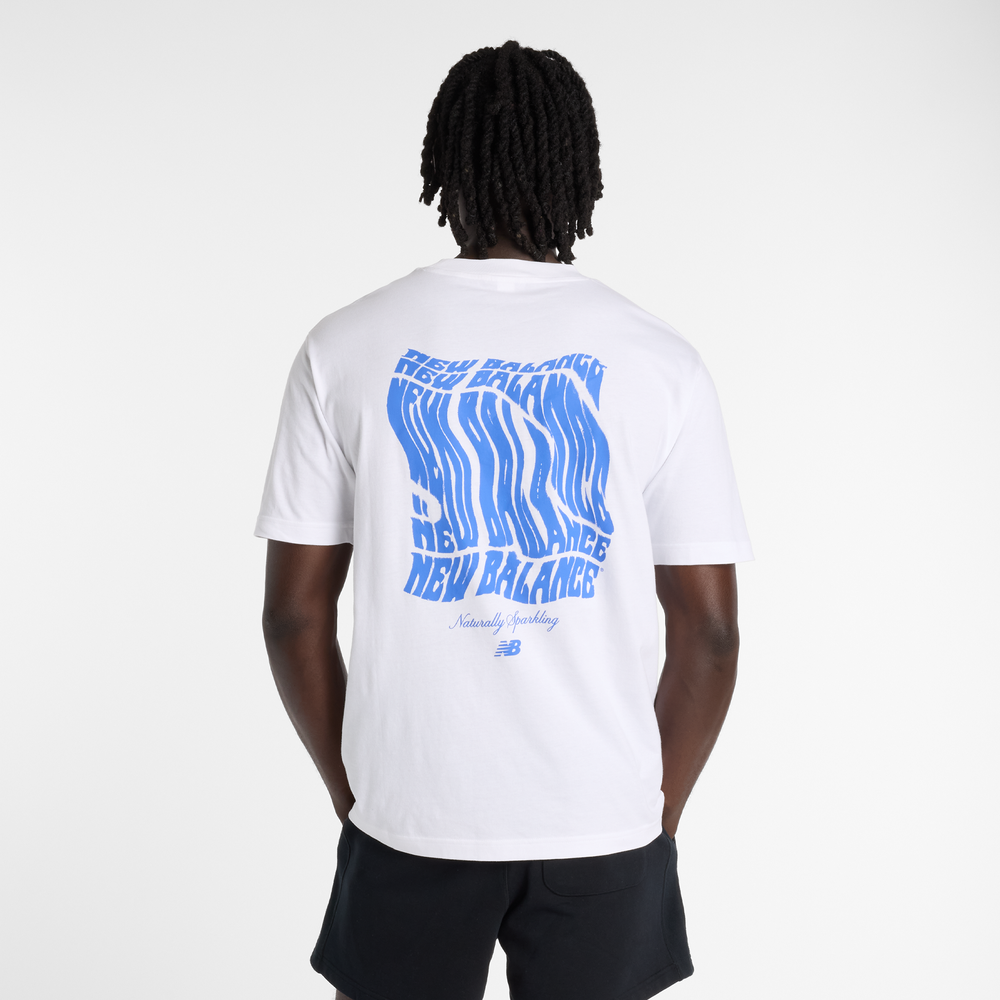 Pánske tričko New Balance MT61B2STWT – biele