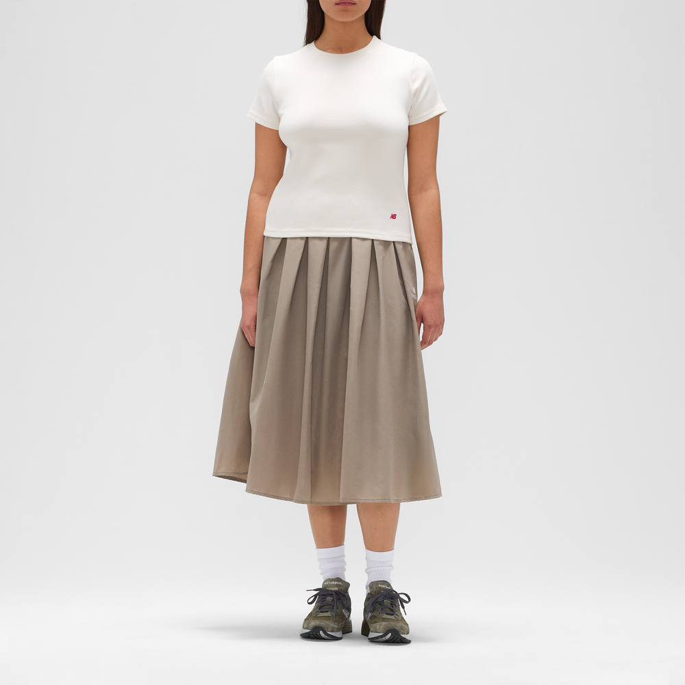 Dámske tričko New Balance MADE in USA WT53561LIN – béžové