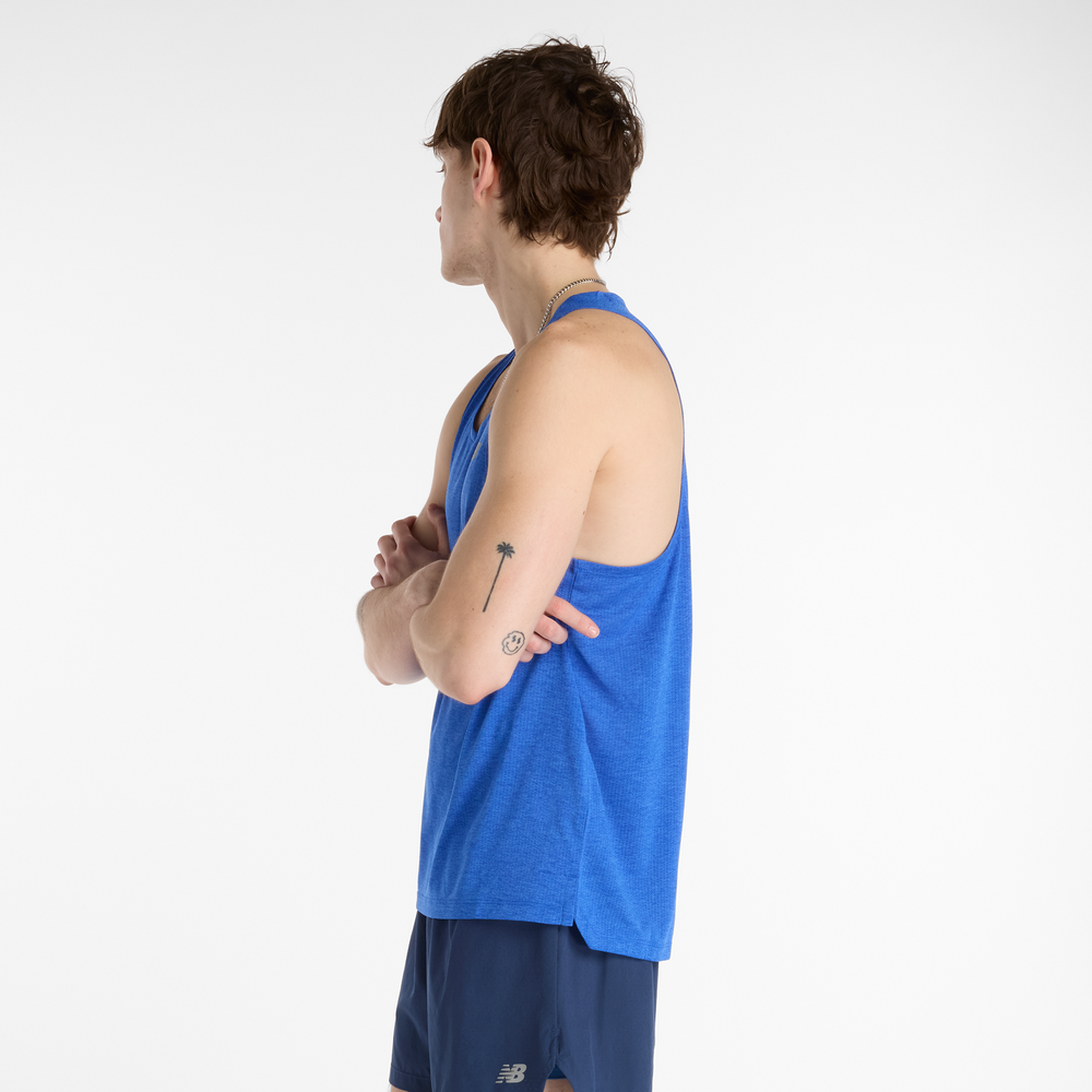 Pánske tričko New Balance MT41250BEA – modré