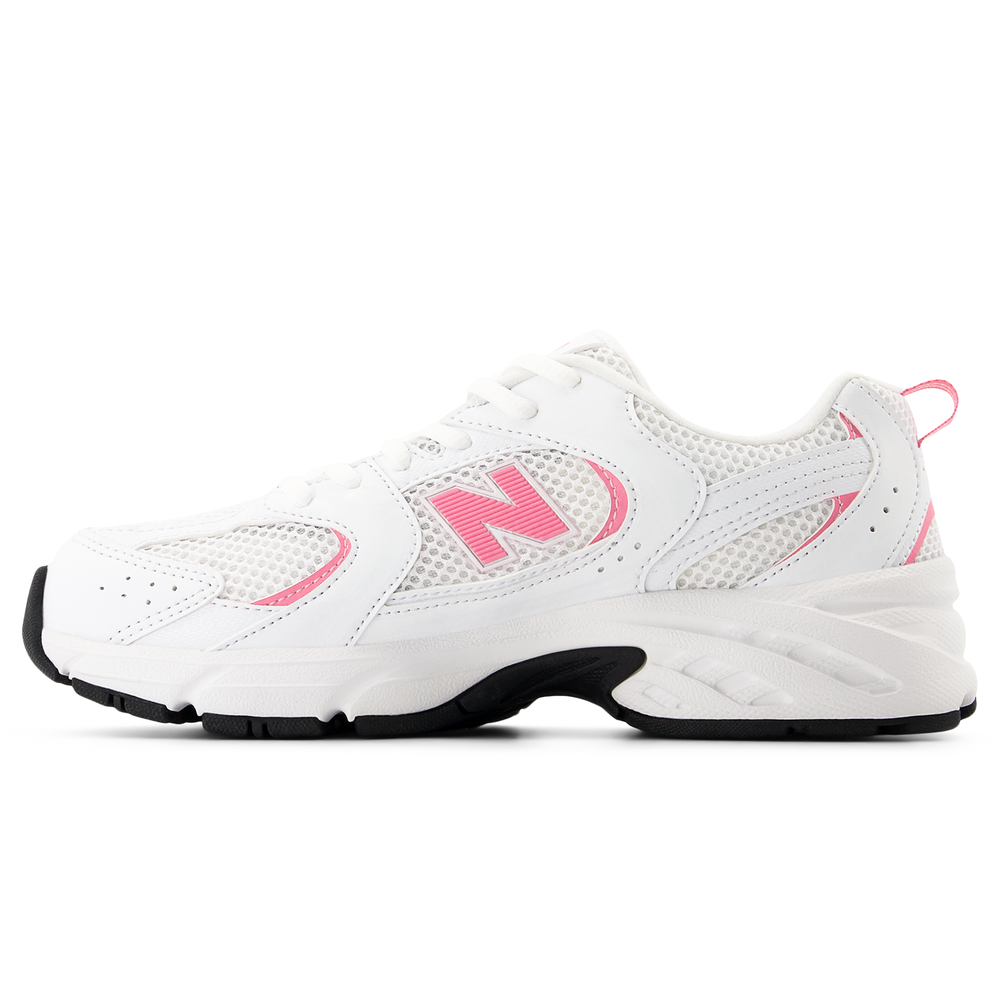 Detské topánky New Balance GR530CL – biele