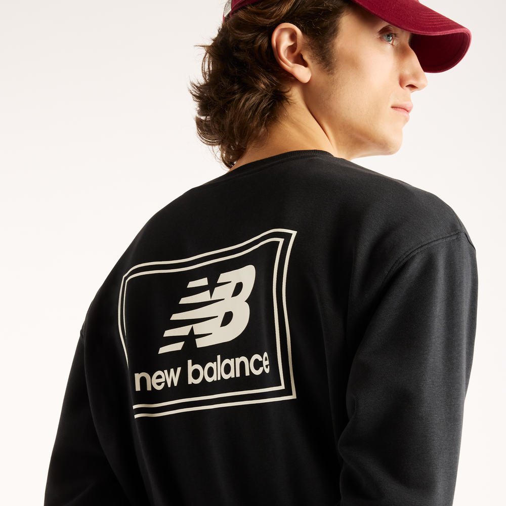 Pánska bunda New Balance Woven Label – čierné