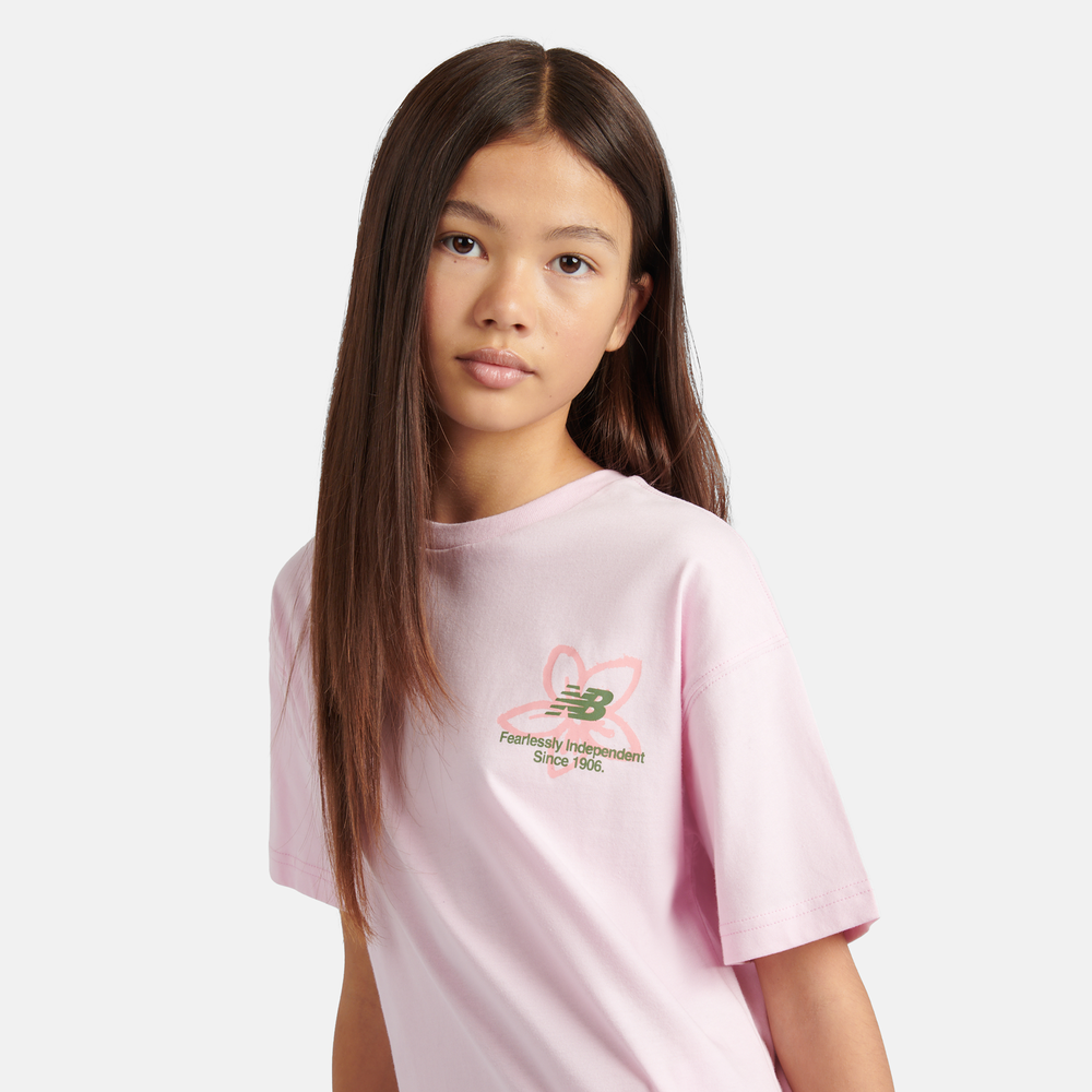 Detské tričko New Balance YT6124R8LIR – ružové