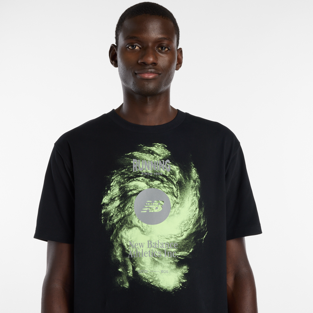 Pánske tričko New Balance MT6164W1BK – čierné
