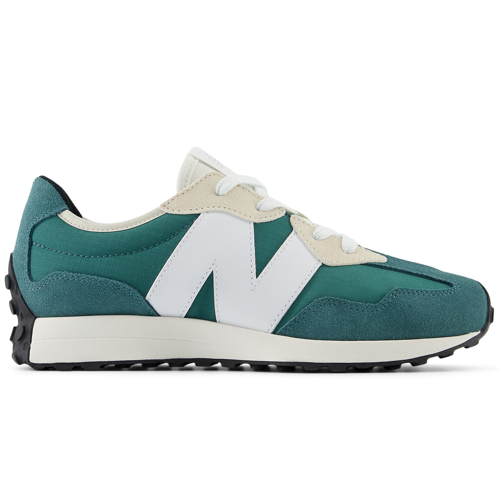 Detské topánky New Balance GS327BD – zelené