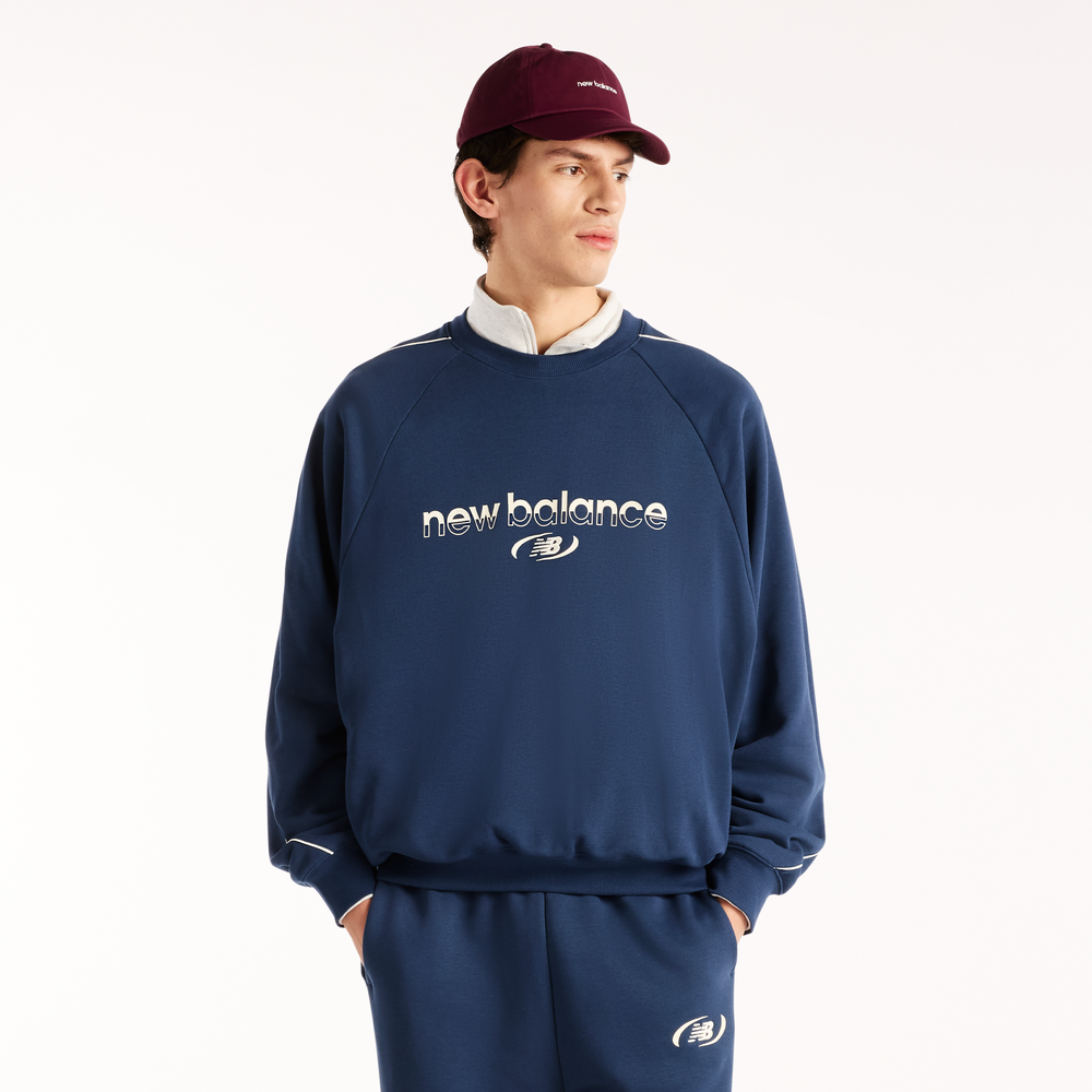 Pánska bunda New Balance MT62N5SYNNY – tmavomodrá