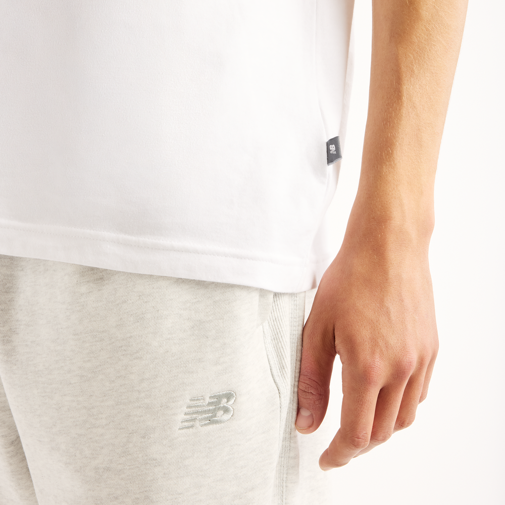 Pánske tričko New Balance Woven Label – biele