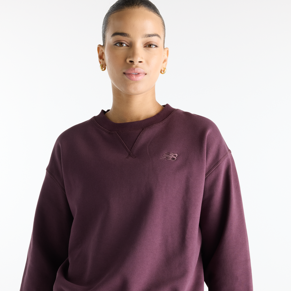 Dámska mikina New Balance Athletics – fialové