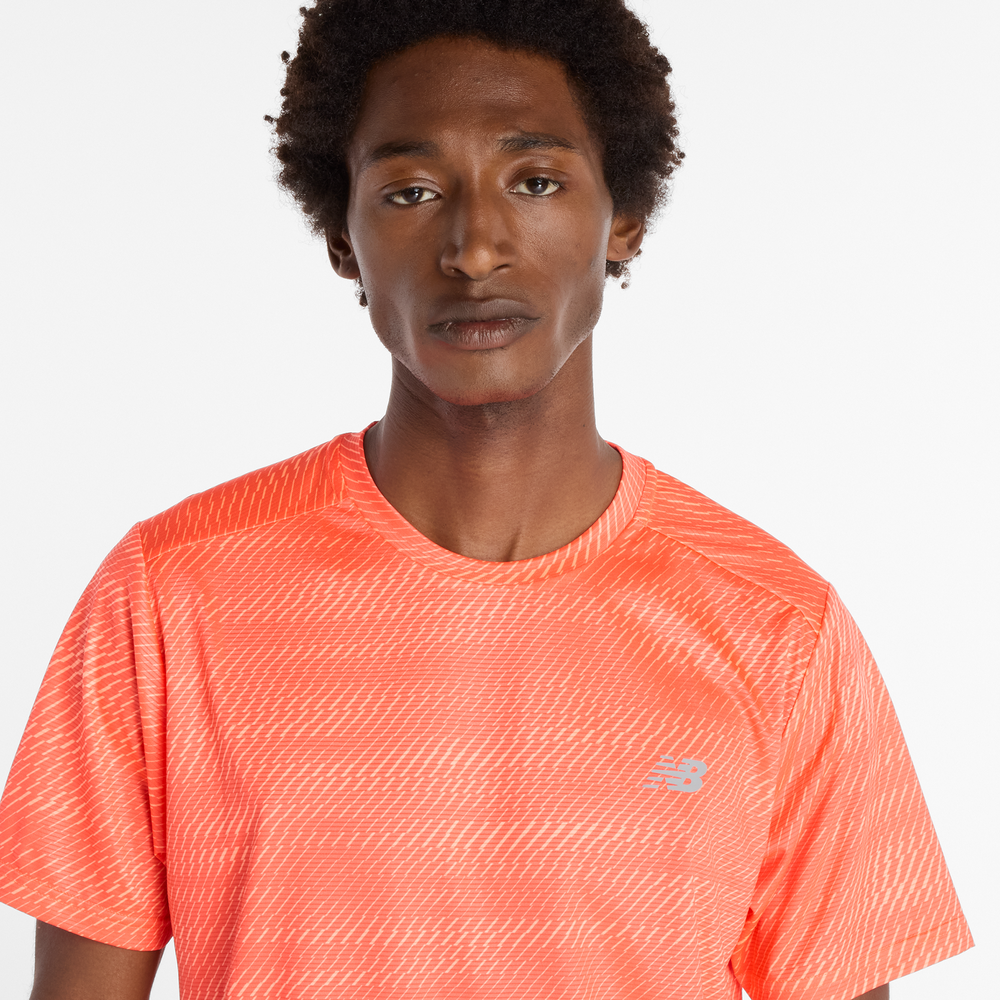 Pánske tričko New Balance MT53217URR – oranžová