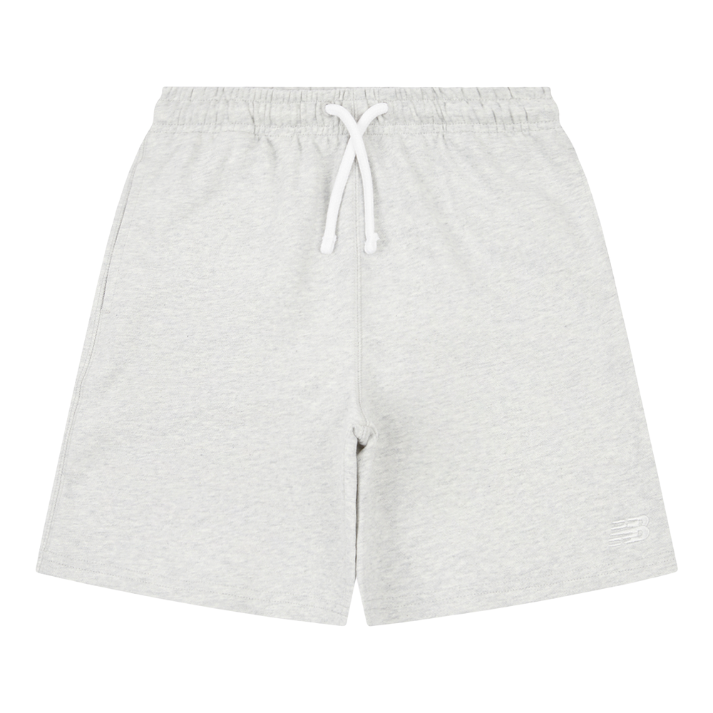 Detské šortky New Balance LAKB0008AHH – sivé