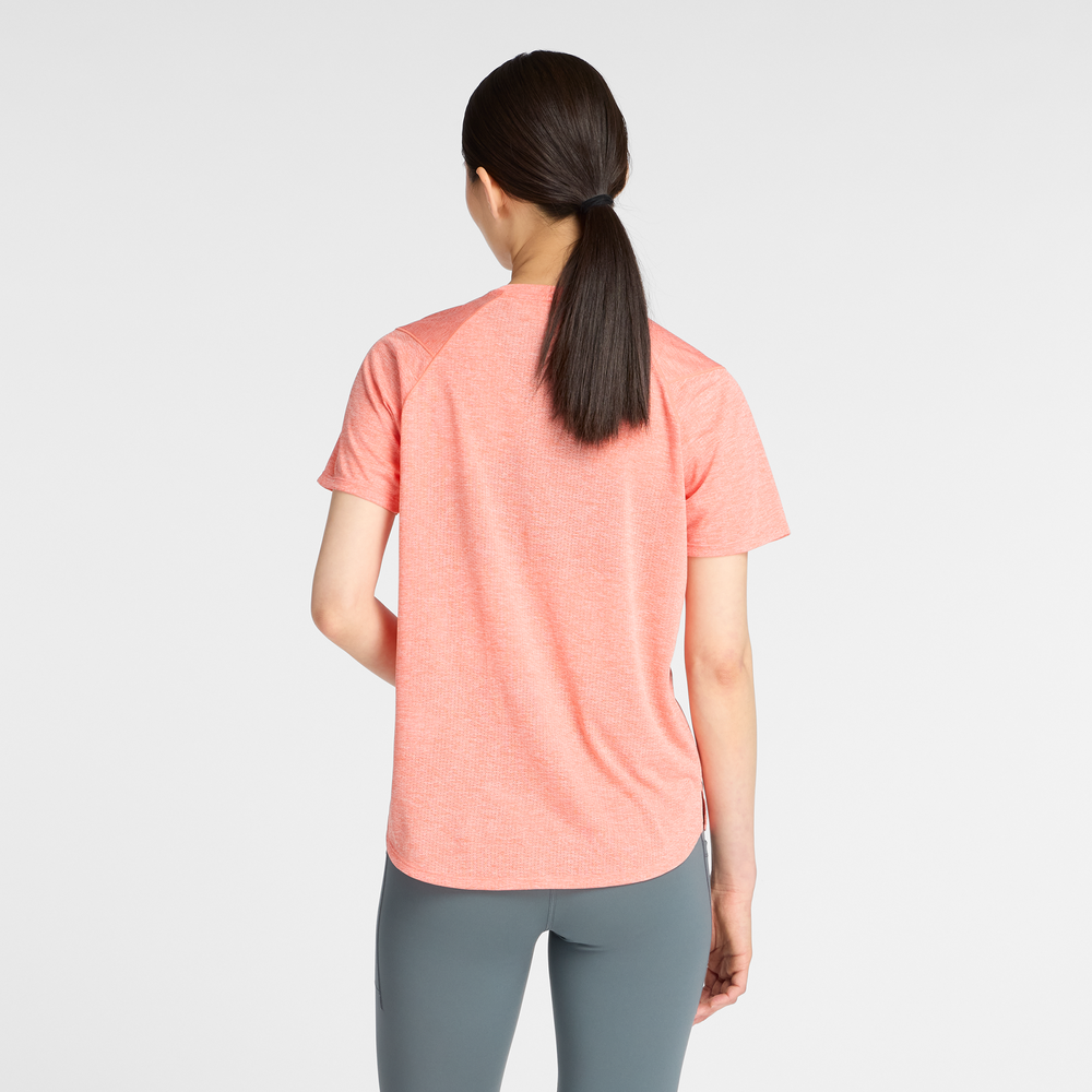 Dámske tričko New Balance WT41253FLE – oranžová