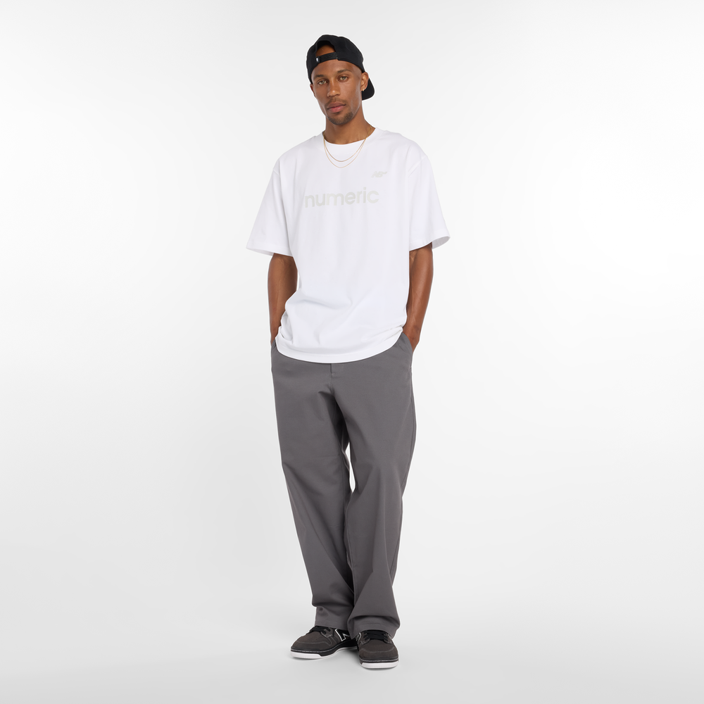 Pánske tričko New Balance Numeric MT51955WT – biele