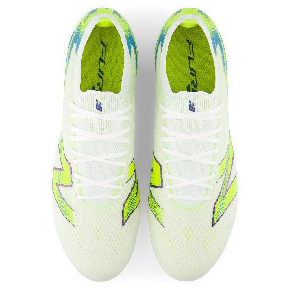 Pánske kopačky New Balance FURON PRO FG V9 UF2F2D2 – biele