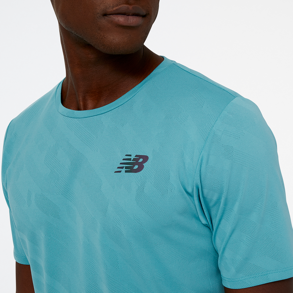 Pánske tričko New Balance MT23281FAD – modré
