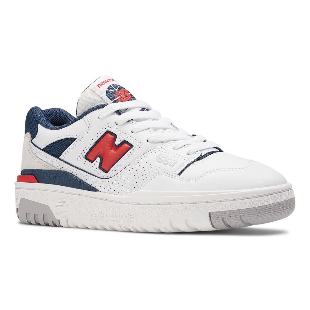 Detské topánky New Balance GSB550ED – biele