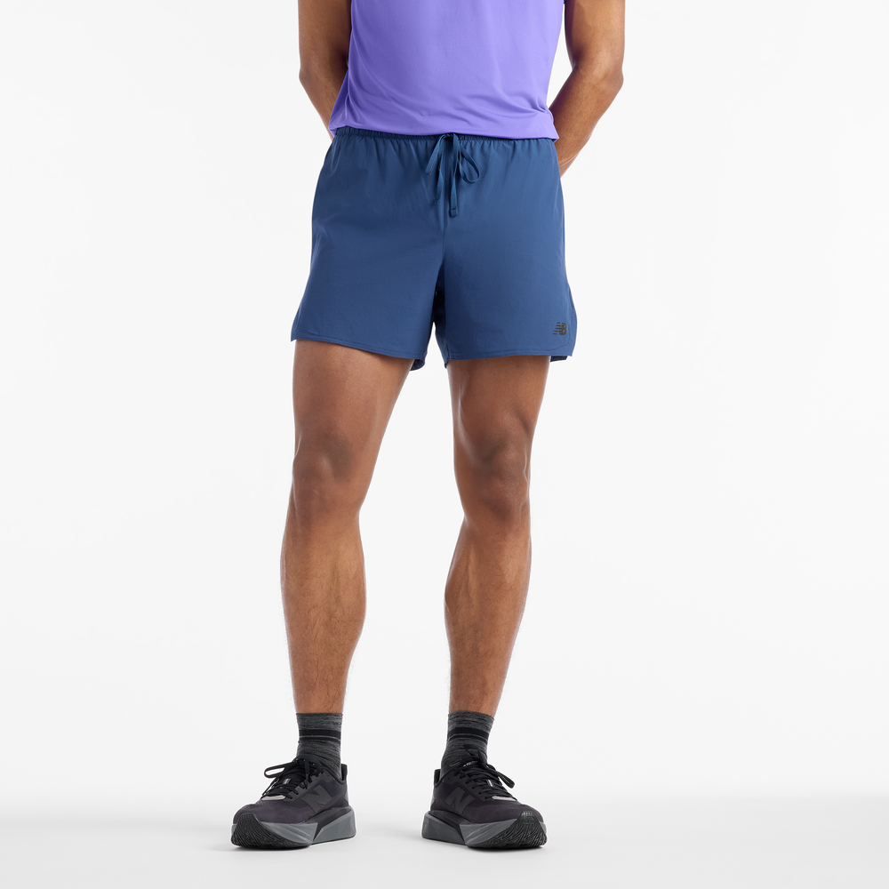 Pánske šortky New Balance MB6180TANNY – modré