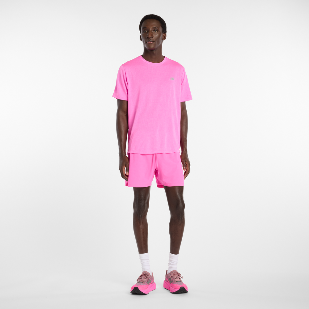 Pánske tričko New Balance MT41253AD8 –  ružové