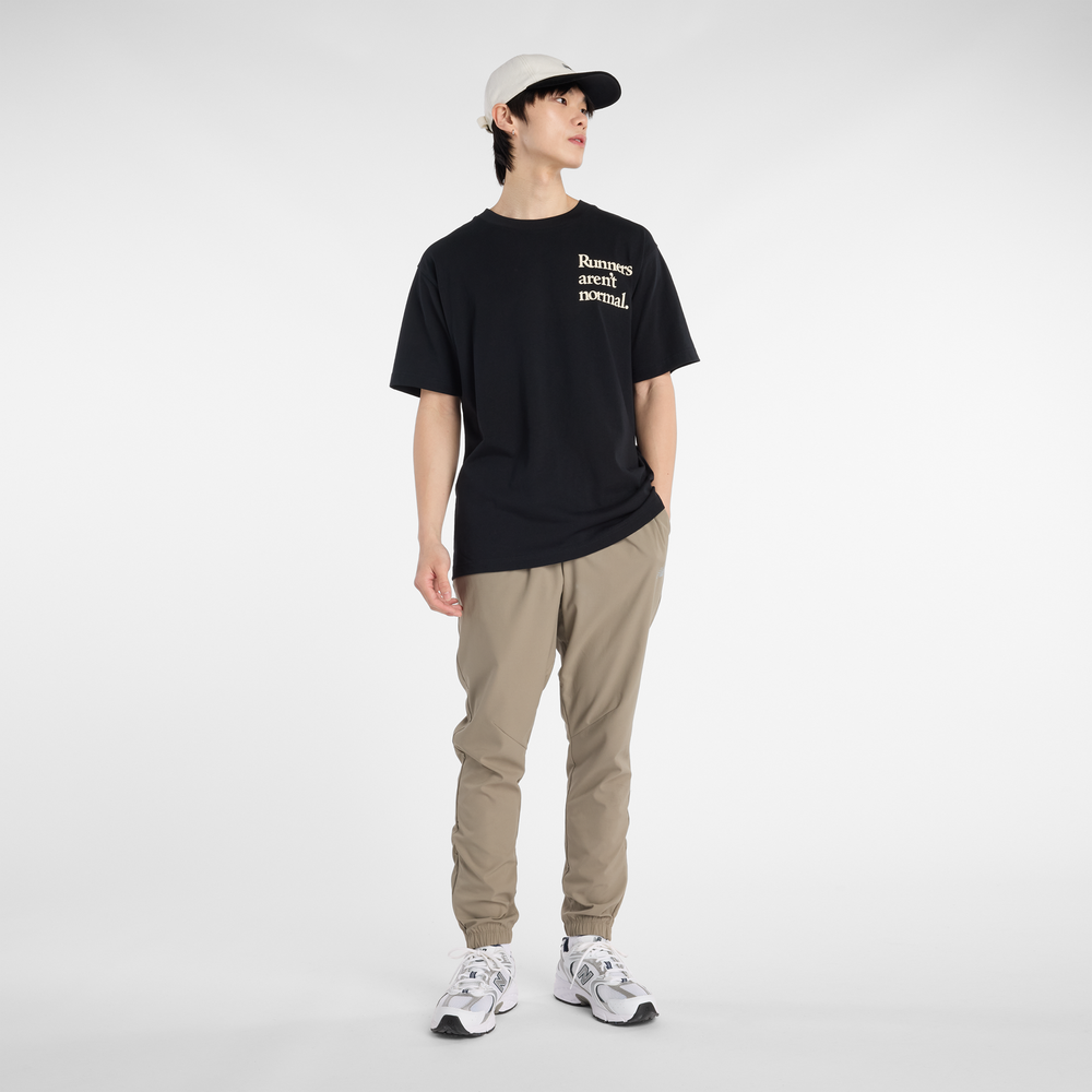 Pánske tričko New Balance MT53921BK – čierné