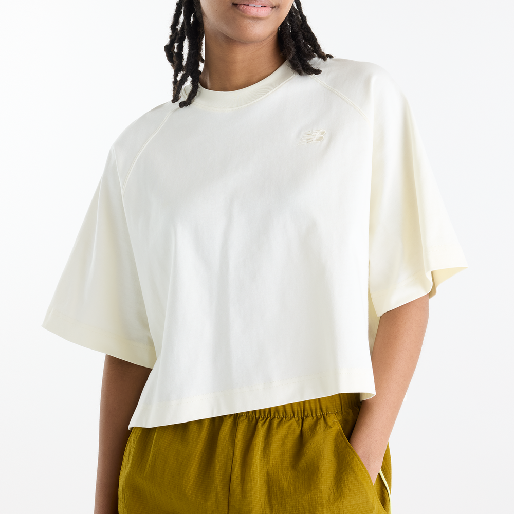 Dámske tričko New Balance Raglan – biele