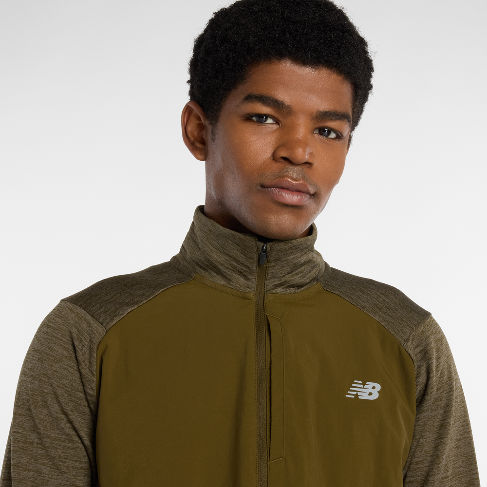 Pánska bunda New Balance MT43204WOO – zelené