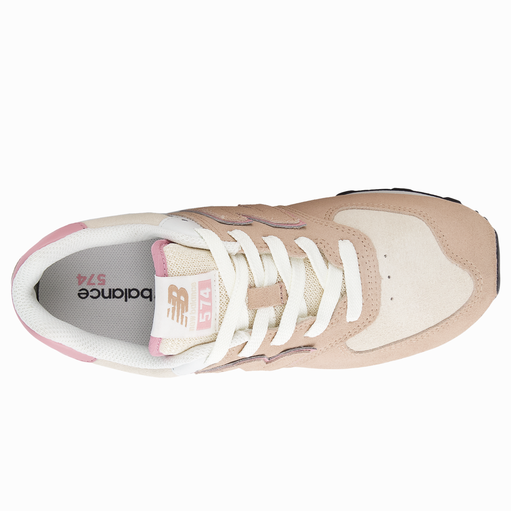 Detské topánky New Balance GC574QTC – béžové