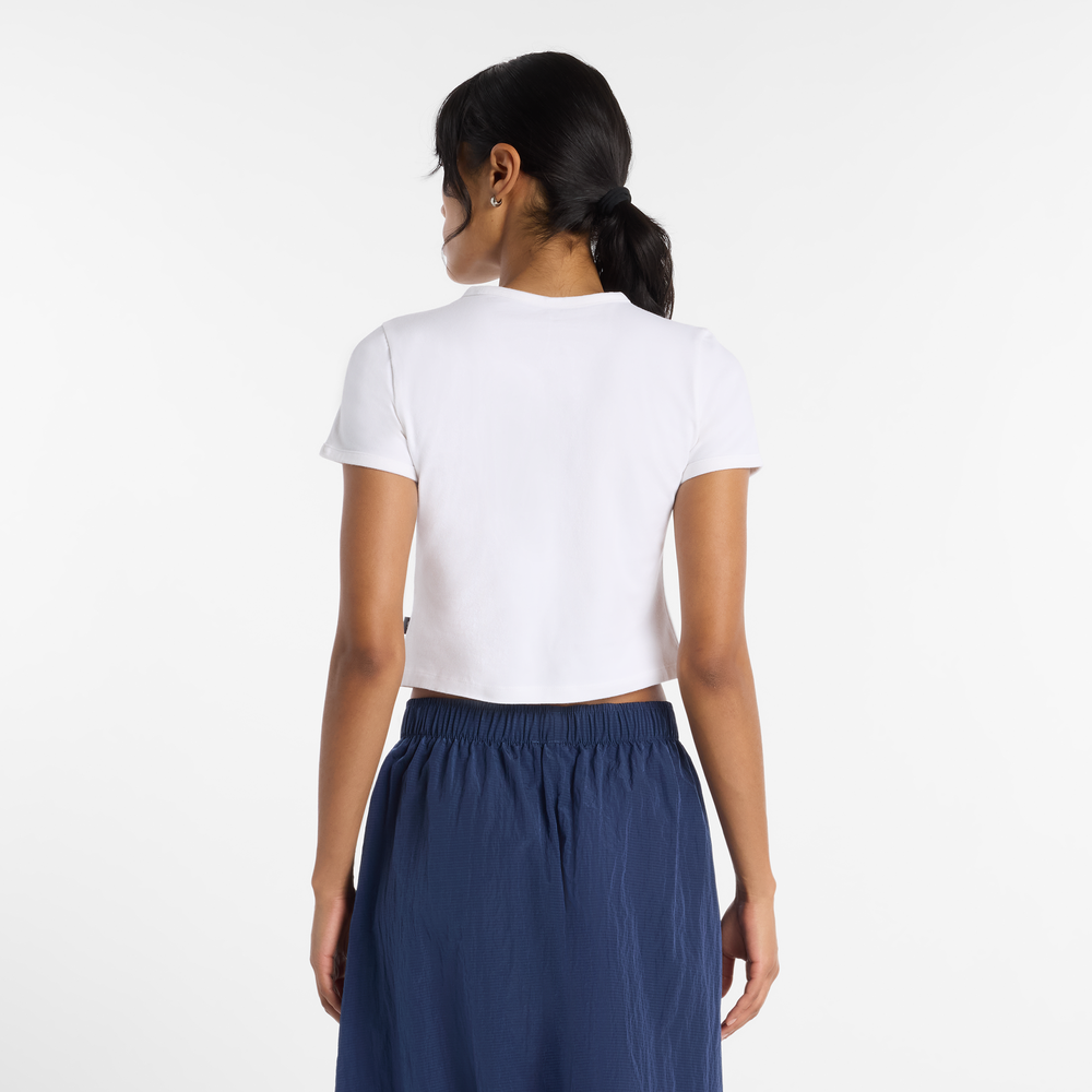 Dámske tričko New Balance WT61Y33QWT – biele