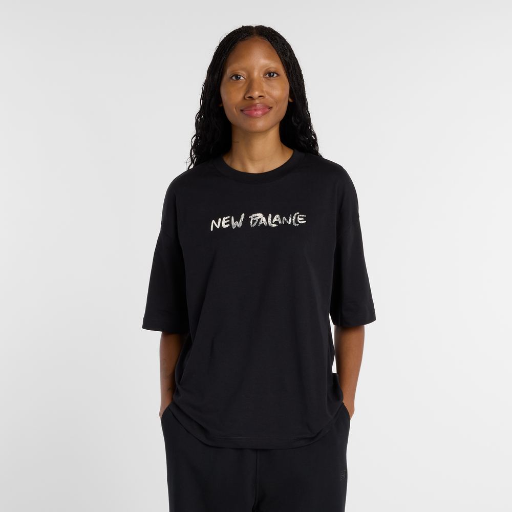 Dámske tričko New Balance WT61M1JBBK – čierné