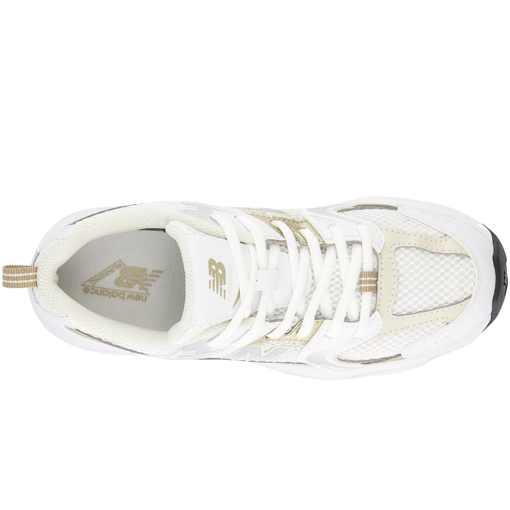 Detské topánky New Balance GR530RD – biele