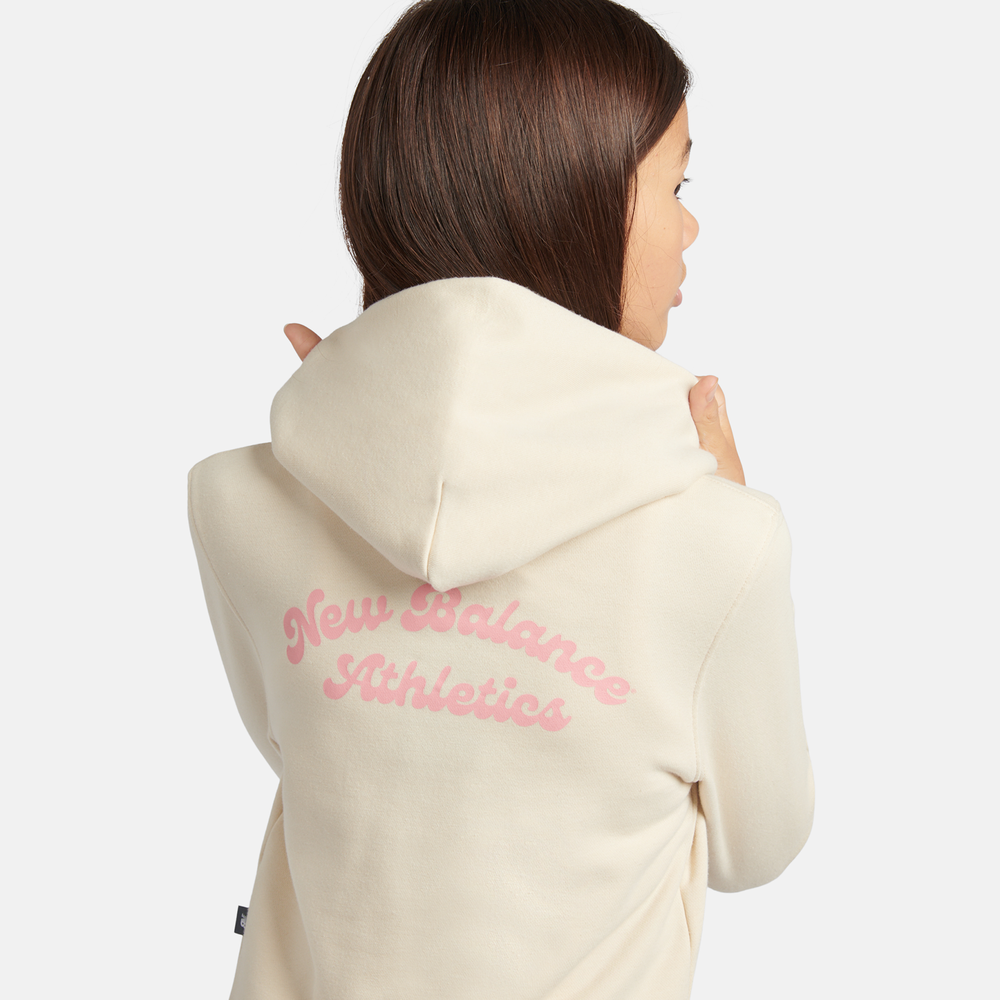 Detská mikina New Balance YT61P93CLIN – béžové