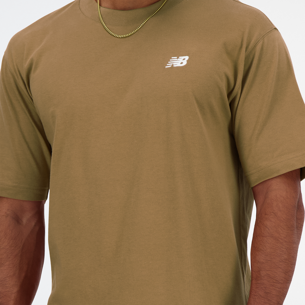 Pánske tričko New Balance MT41509GIN – hnedá