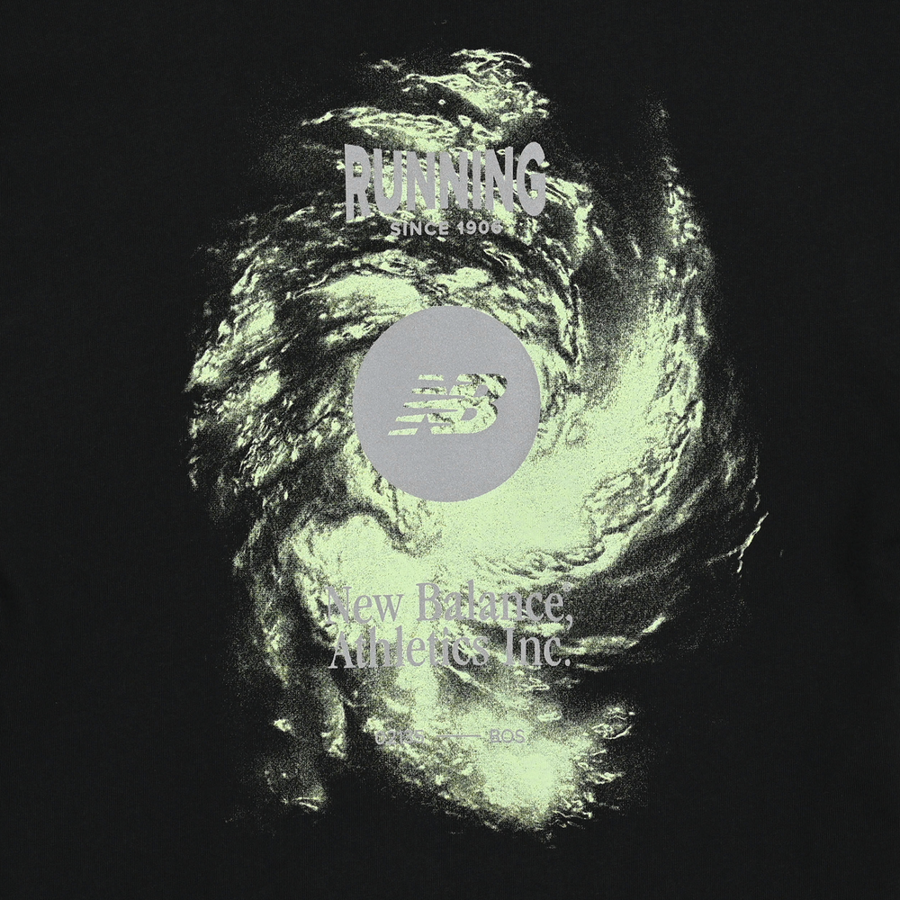 Pánske tričko New Balance MT61H4CYBK – čierné