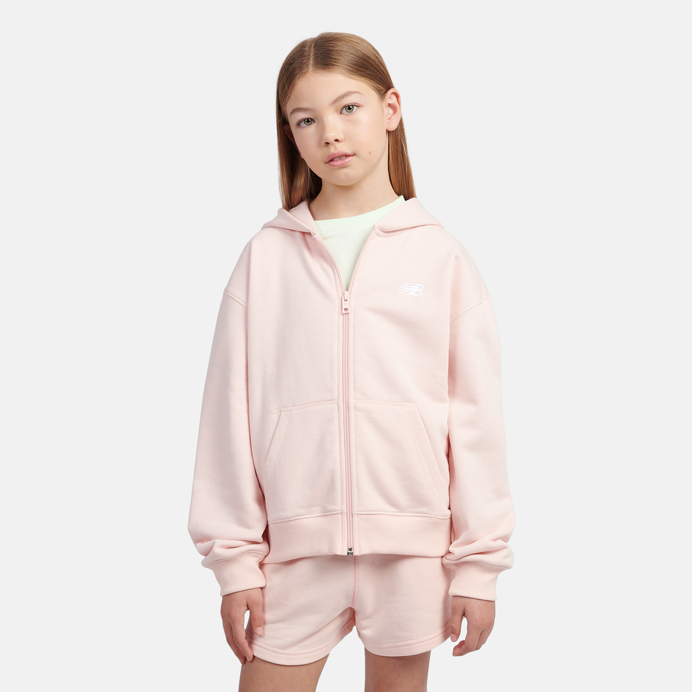 Detská mikina New Balance LAKG0057PIE – ružové
