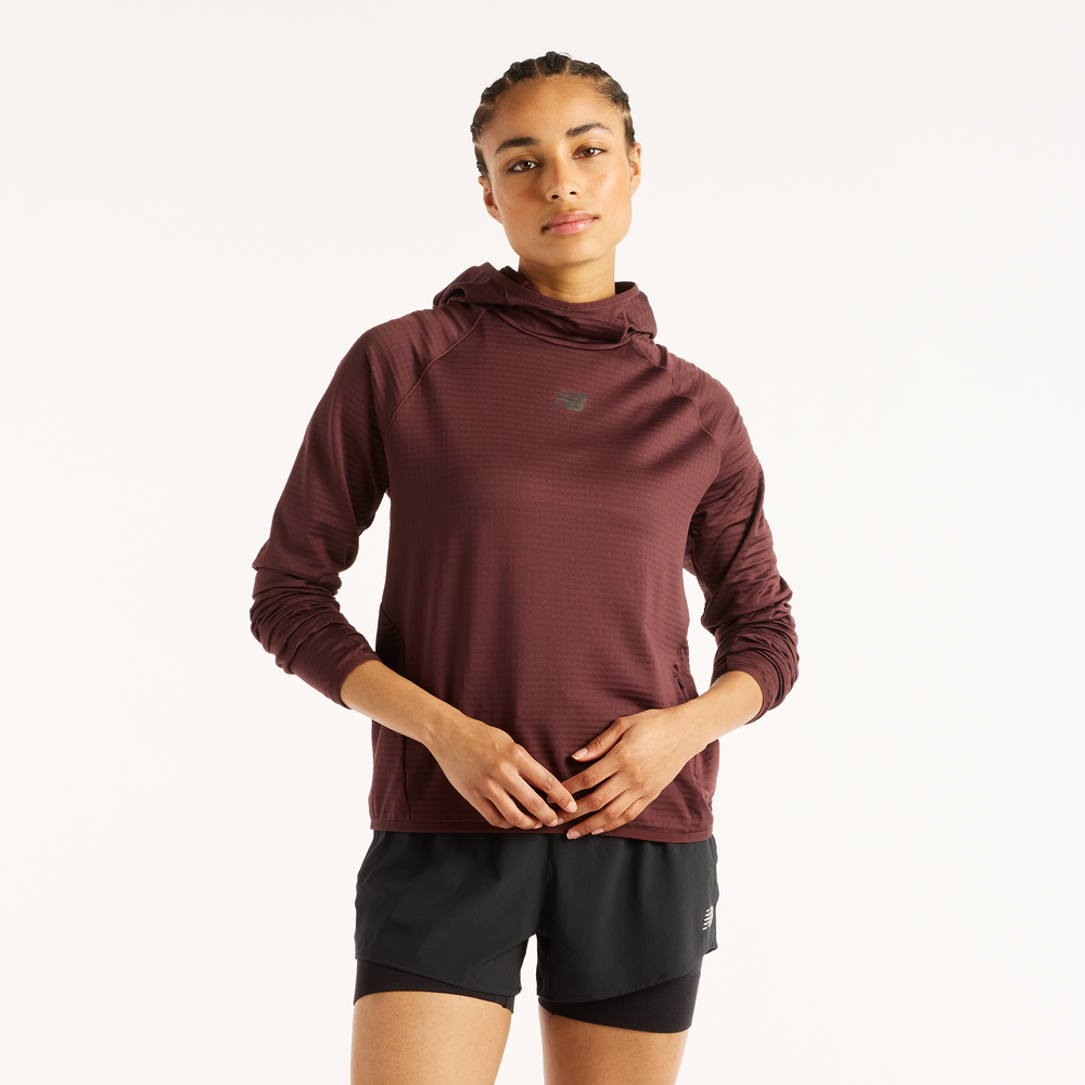 Dámska mikina New Balance WT62330XYLR – bordová