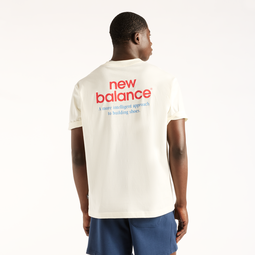 Pánske tričko New Balance Intelligent – béžové