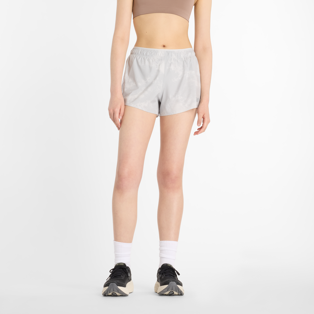 Dámske šortky New Balance WS41201GYM – sivé