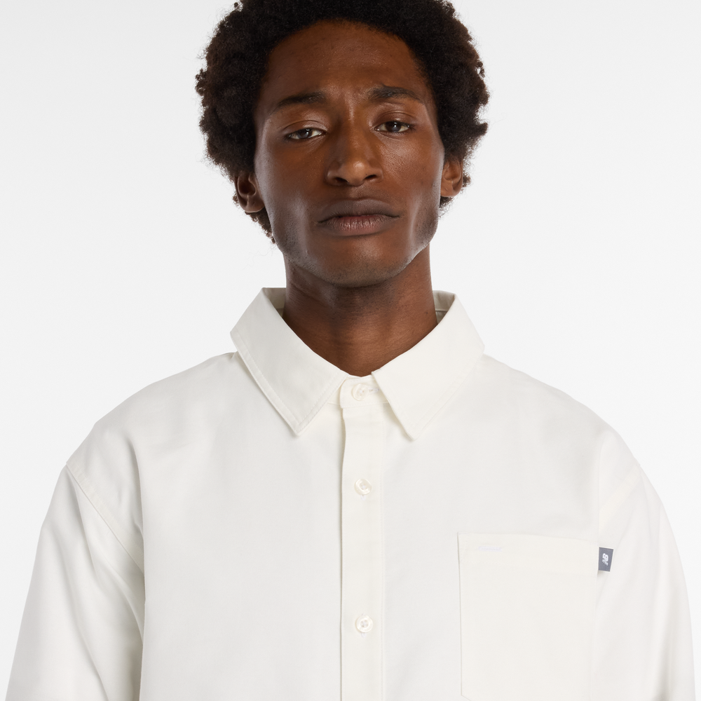 Pánska košeľa New Balance MT53523RFN – biele
