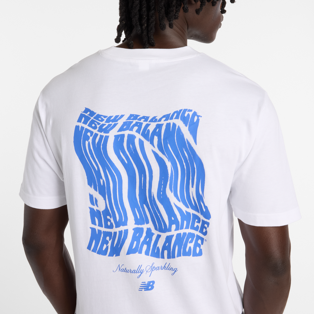 Pánske tričko New Balance MT61B2STWT – biele