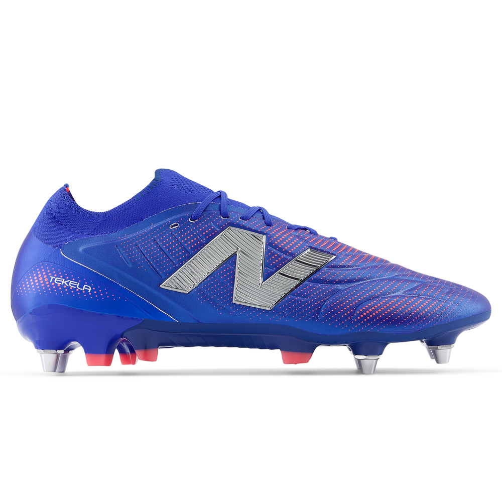 Pánske kopačky New Balance TEKELA ELITE SG V5 ST1SLMP5 – modré