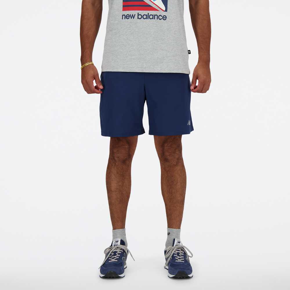 Pánske šortky New Balance MS41232NNY – tmavomodrá